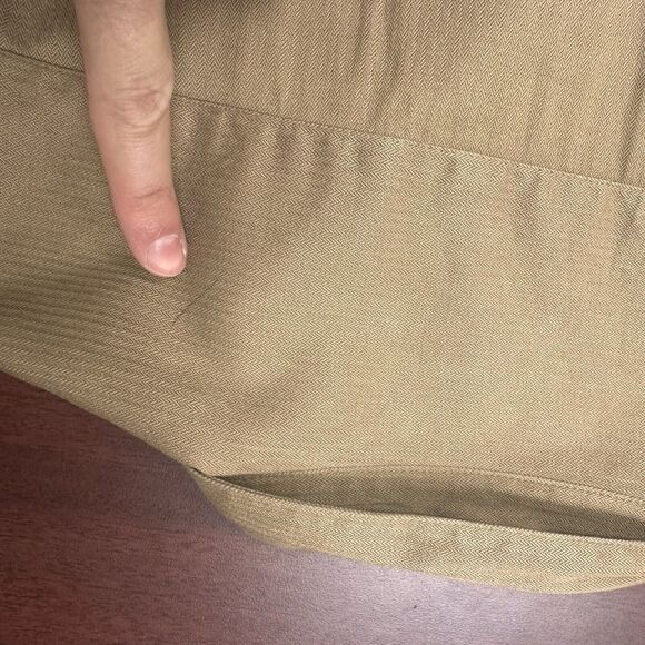 Tommy Bahama Shirt Men Sz XL Brown Relax Silk Blend Button Up Hawaiian S/S Solid - Picture 7 of 7